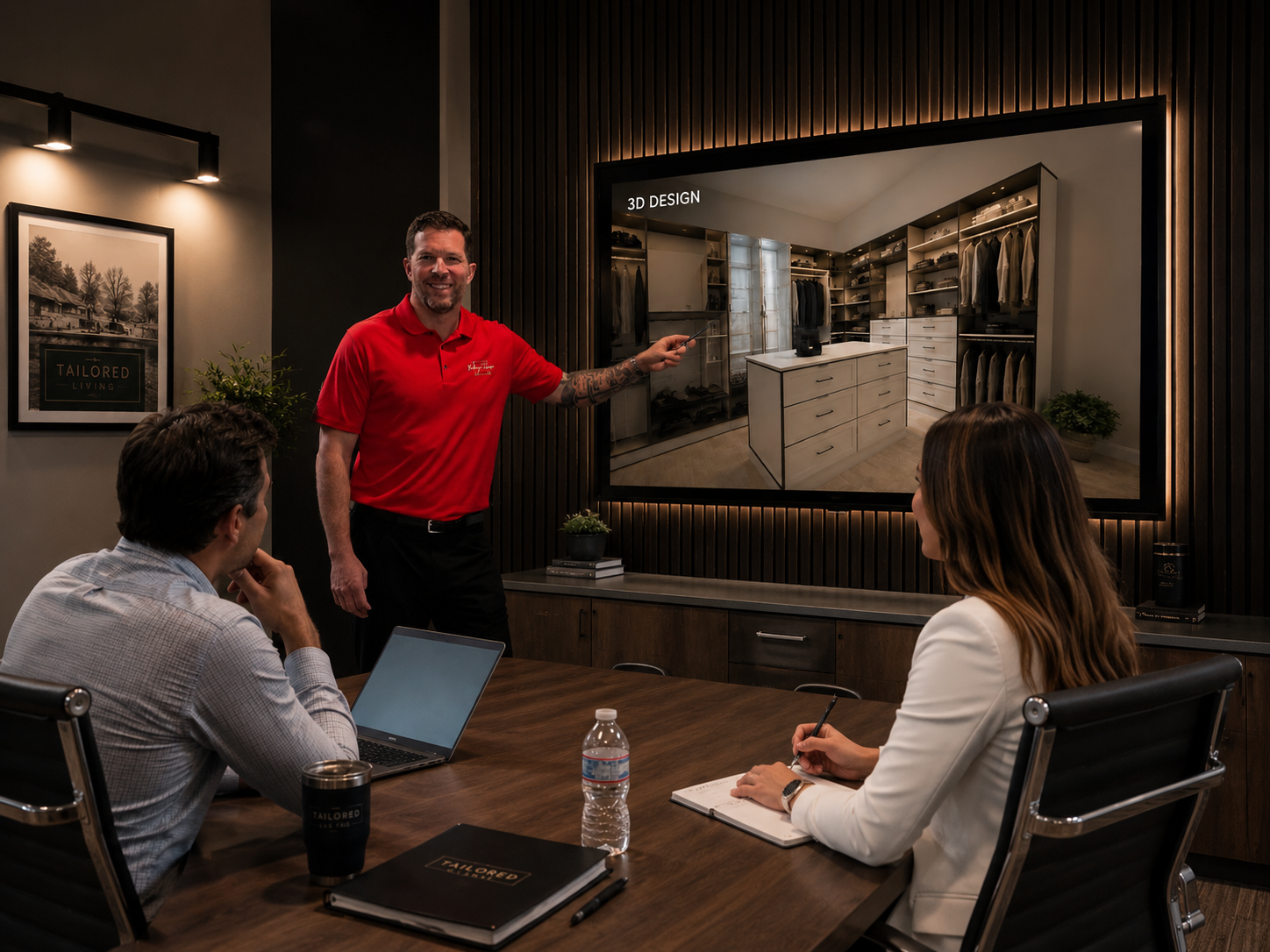 3D design reveal at the Cap City Closets Columbus showroom