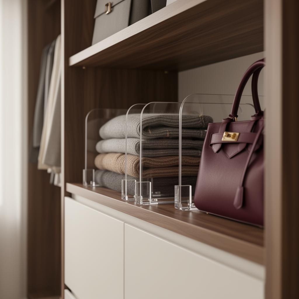 Acrylic Shelf Dividers
