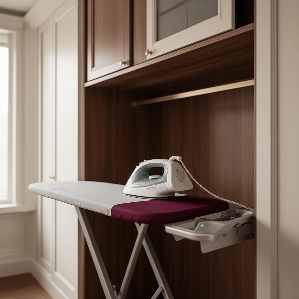 Pull-down Ironing Board