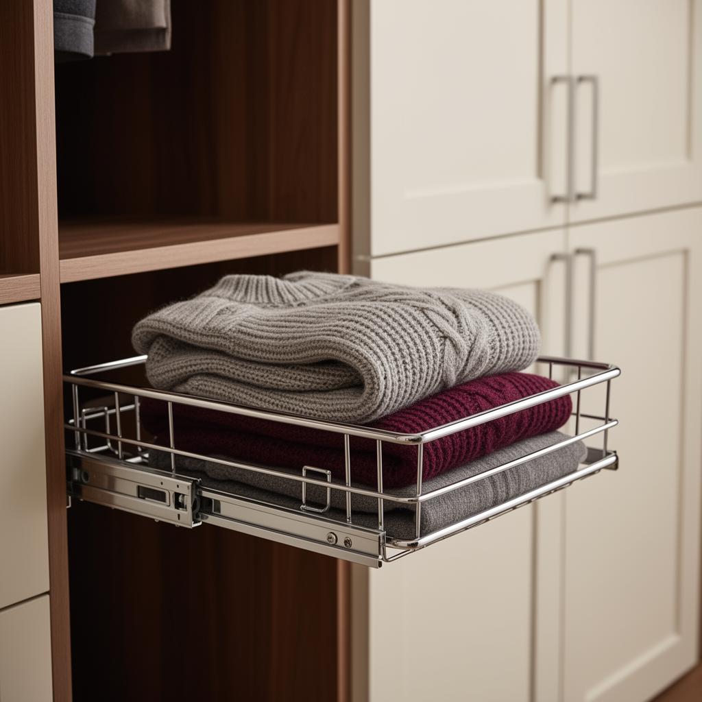 Pull-out Chrome Basket