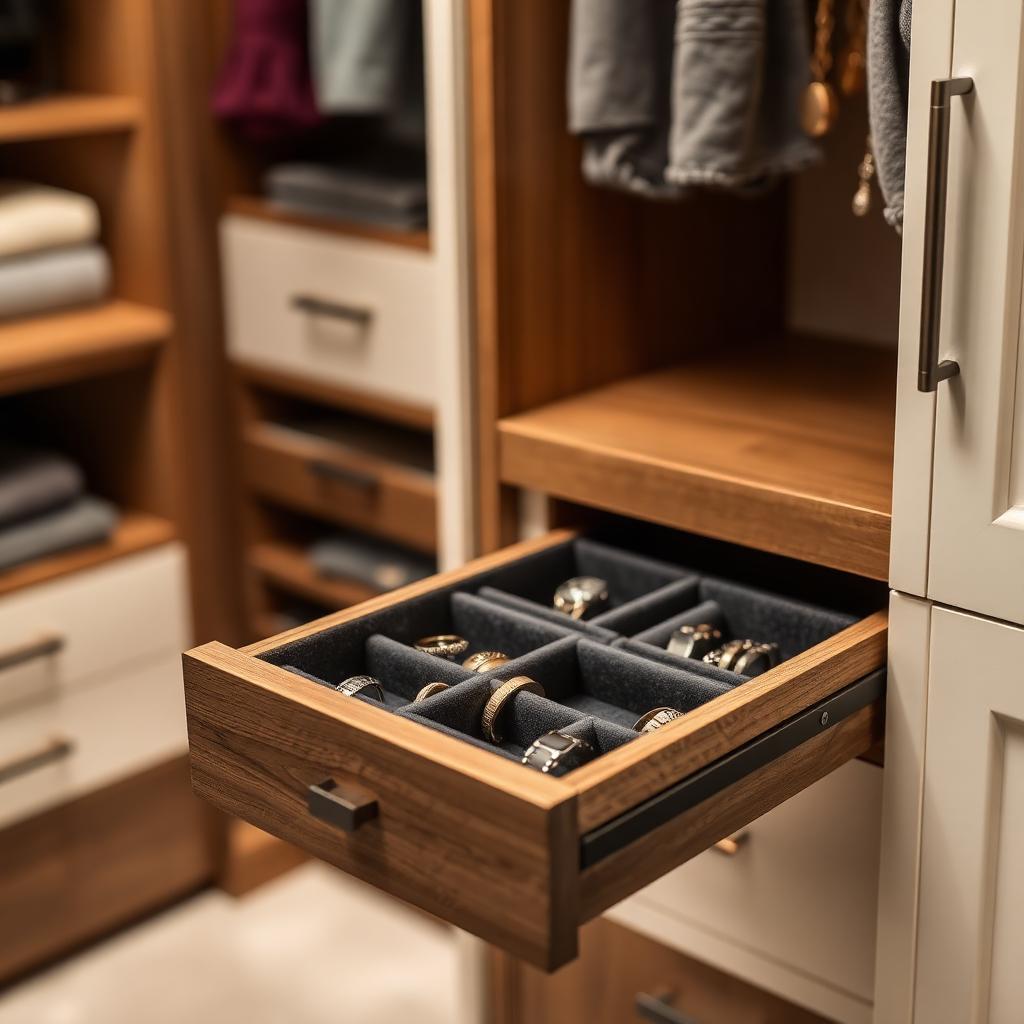 Velvet Jewelry Drawer